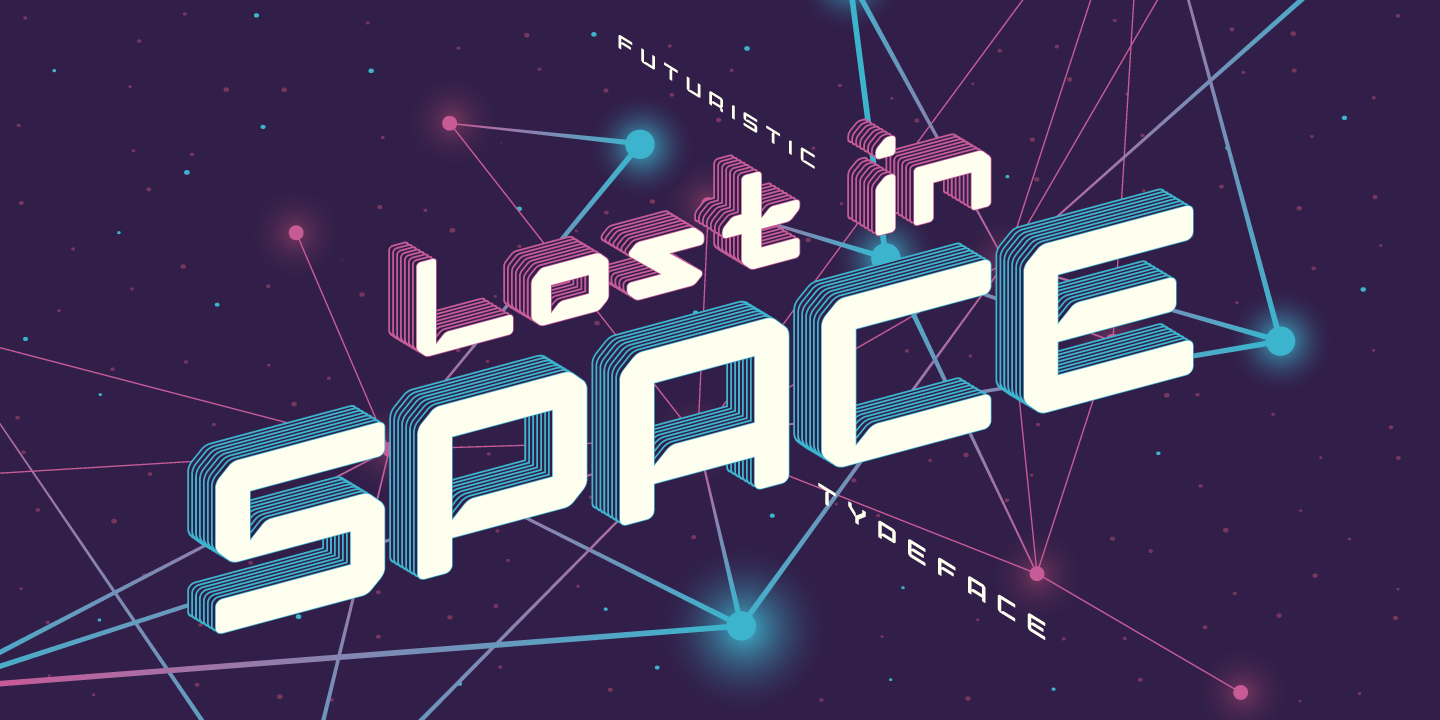 Lost in space Font preview